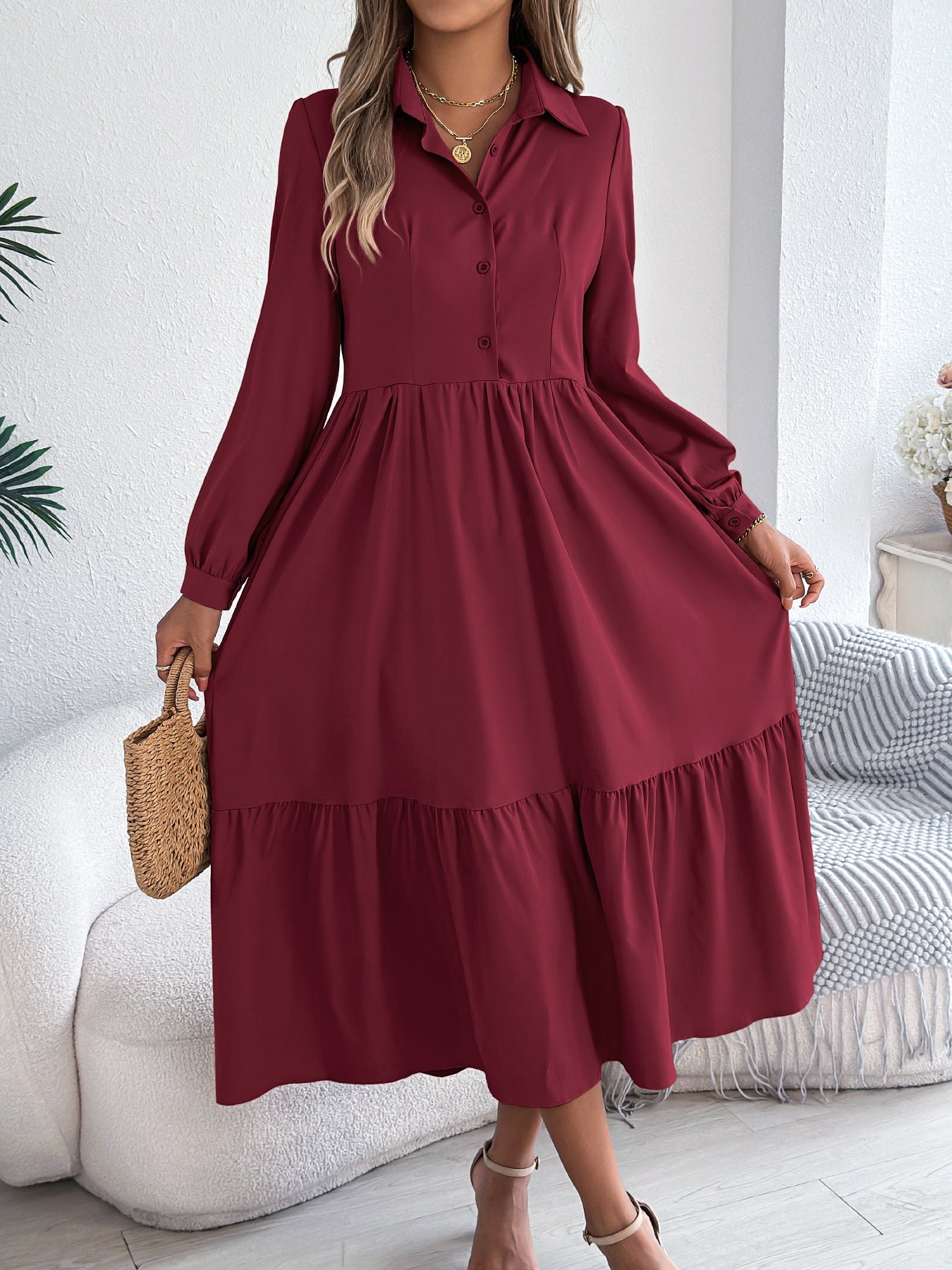 Paris Élan Midi Dress™ - Nordik Paris