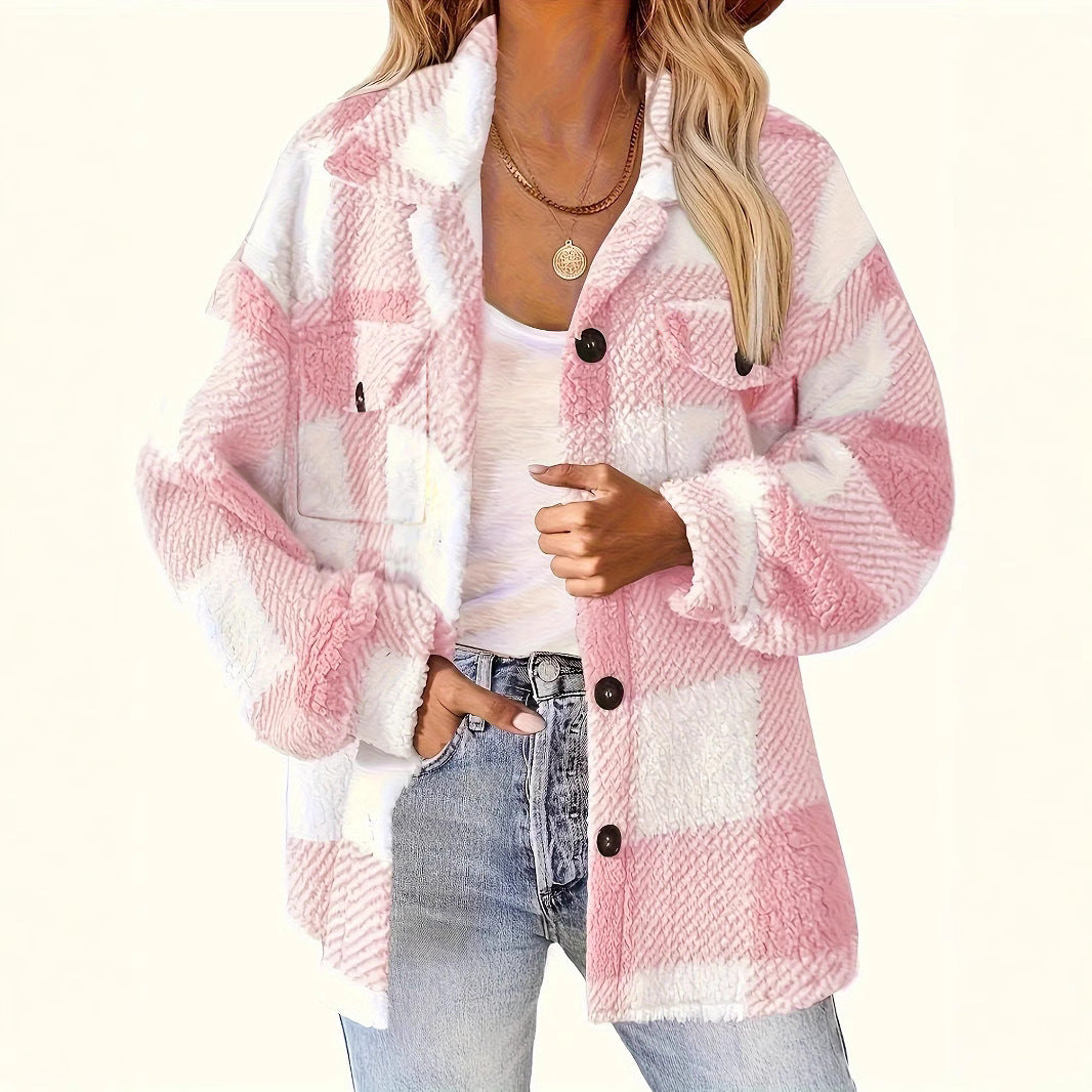 EMMA | Veste Thermique A Motif Plaid