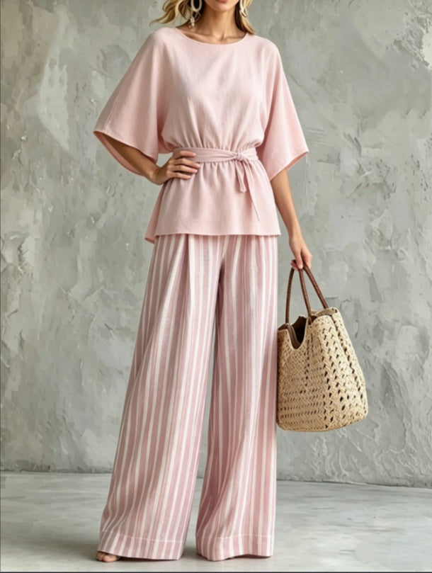 Roselle Grace Pleated Set