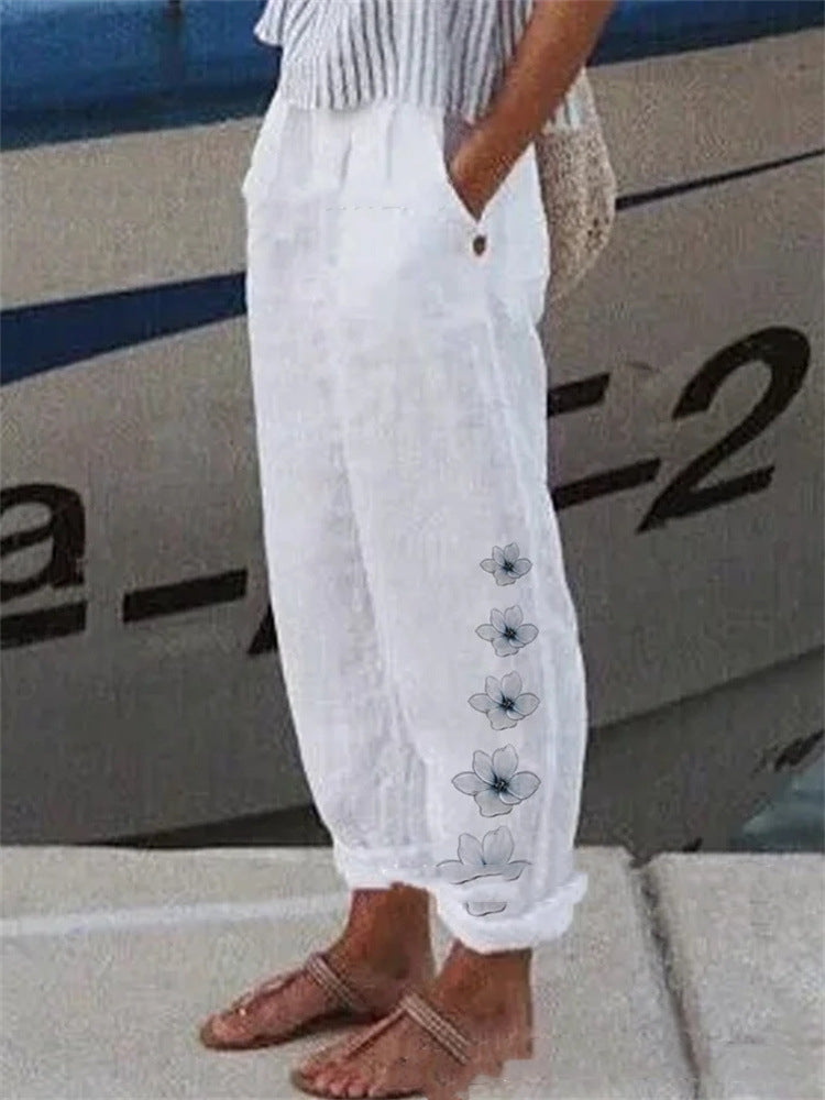 Capri Linen Pants