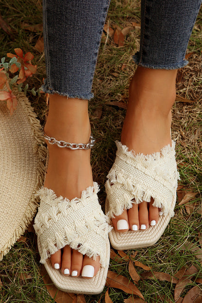 Riviera Woven Slides