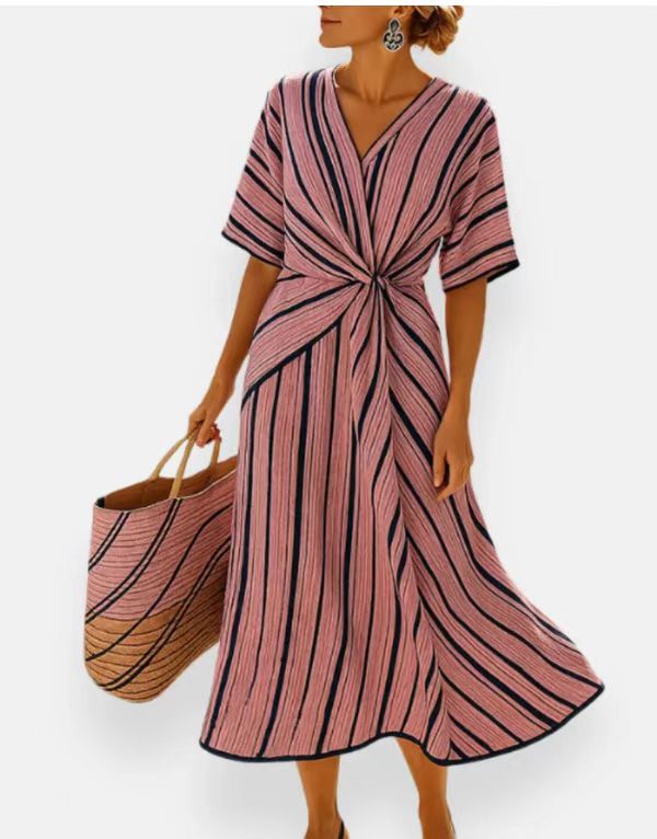 Coast Twist Maxi Dress - Nordik Paris