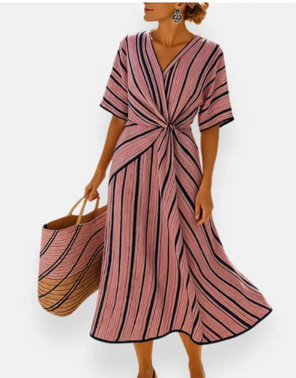 Coast Twist Maxi Dress - Nordik Paris