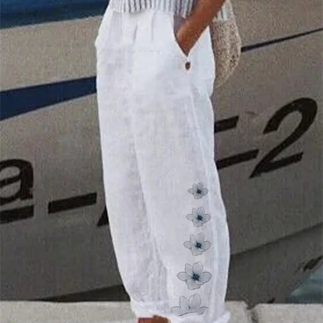 Capri Linen Pants