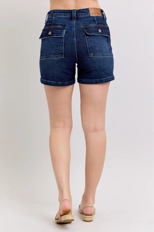 Capri Denim Shorts