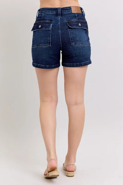 Capri Denim Shorts