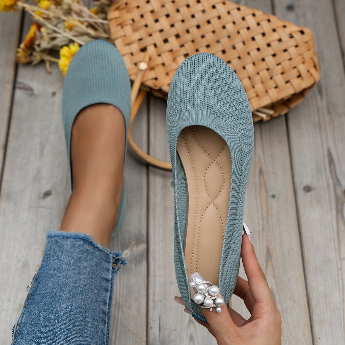 Maya Soft Mesh Flats - Nordik Paris