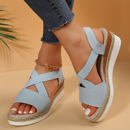 Elara Breeze Platform Sandals - Nordik Paris
