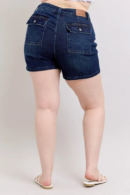 Capri Denim Shorts