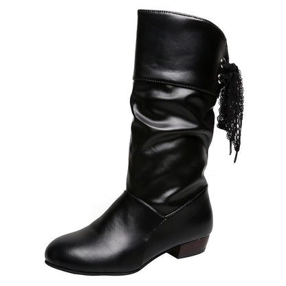 Bottes A Talon Style Etudiant