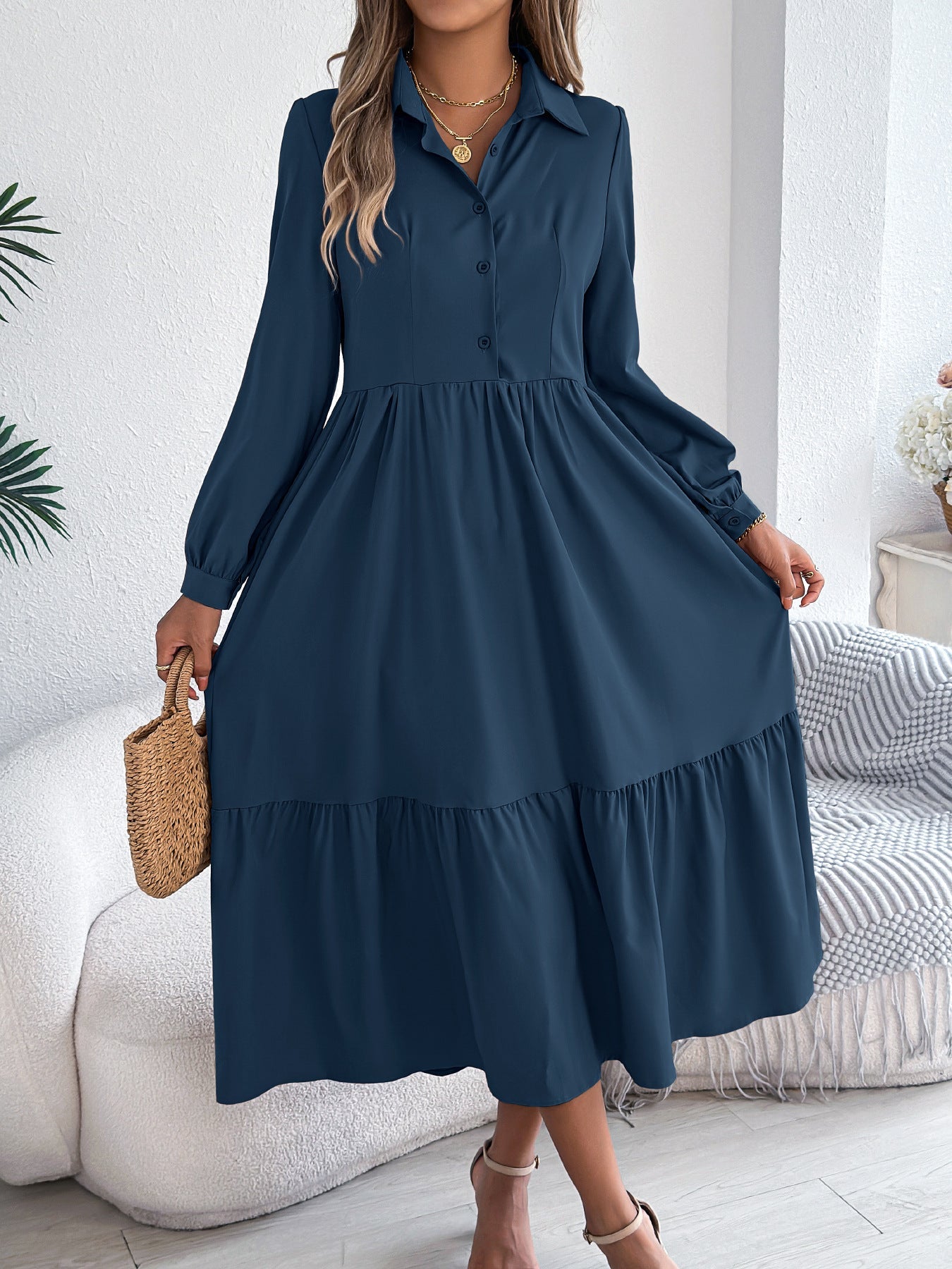 Paris Élan Midi Dress™ - Nordik Paris