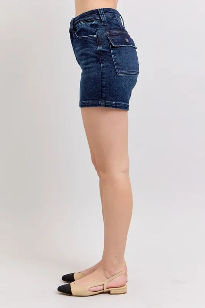Capri Denim Shorts