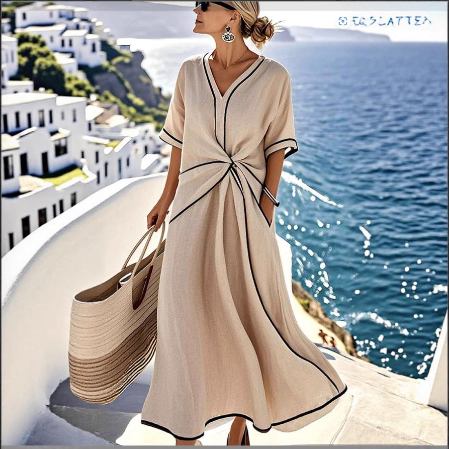 Coast Twist Maxi Dress