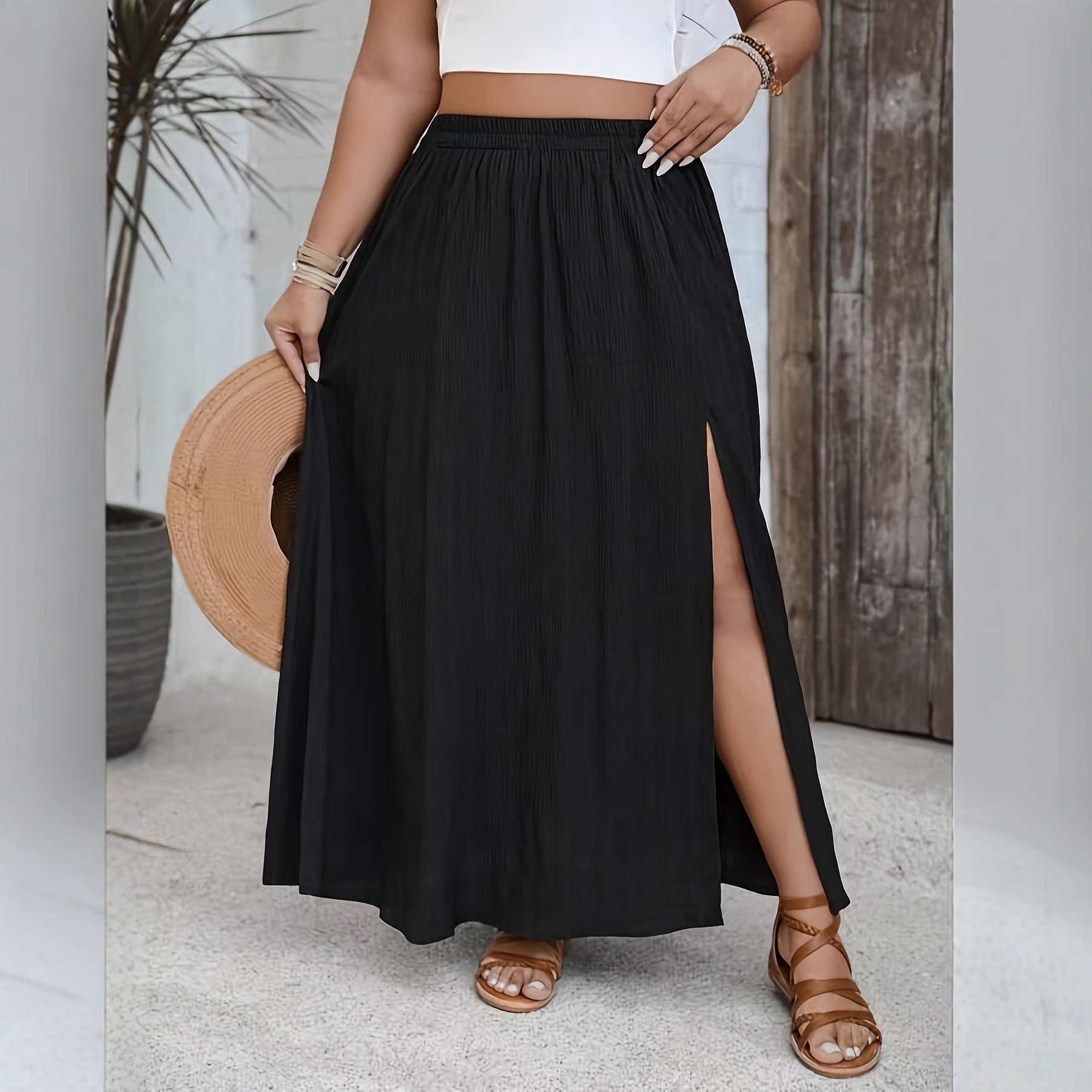 Sienna Breeze Split Maxi Skirt - Nordik Paris