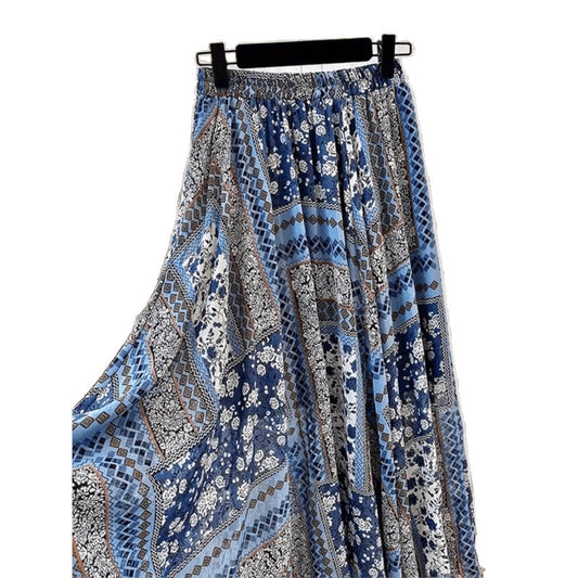 Santorini Boho Breeze Maxi Skirt