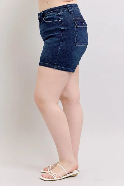 Capri Denim Shorts