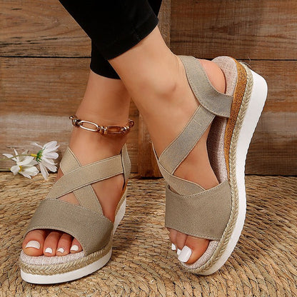 Elara Breeze Platform Sandals - Nordik Paris