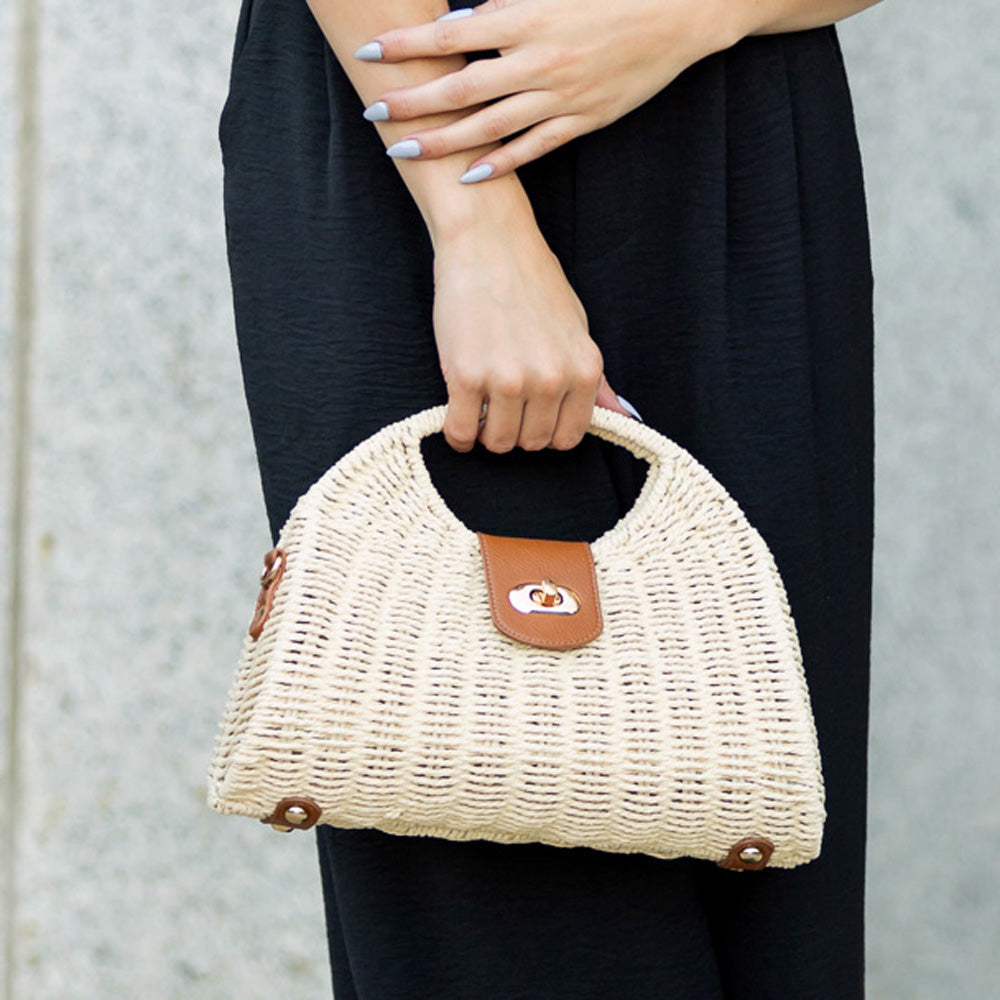 Stella Woven Crossbody Bag