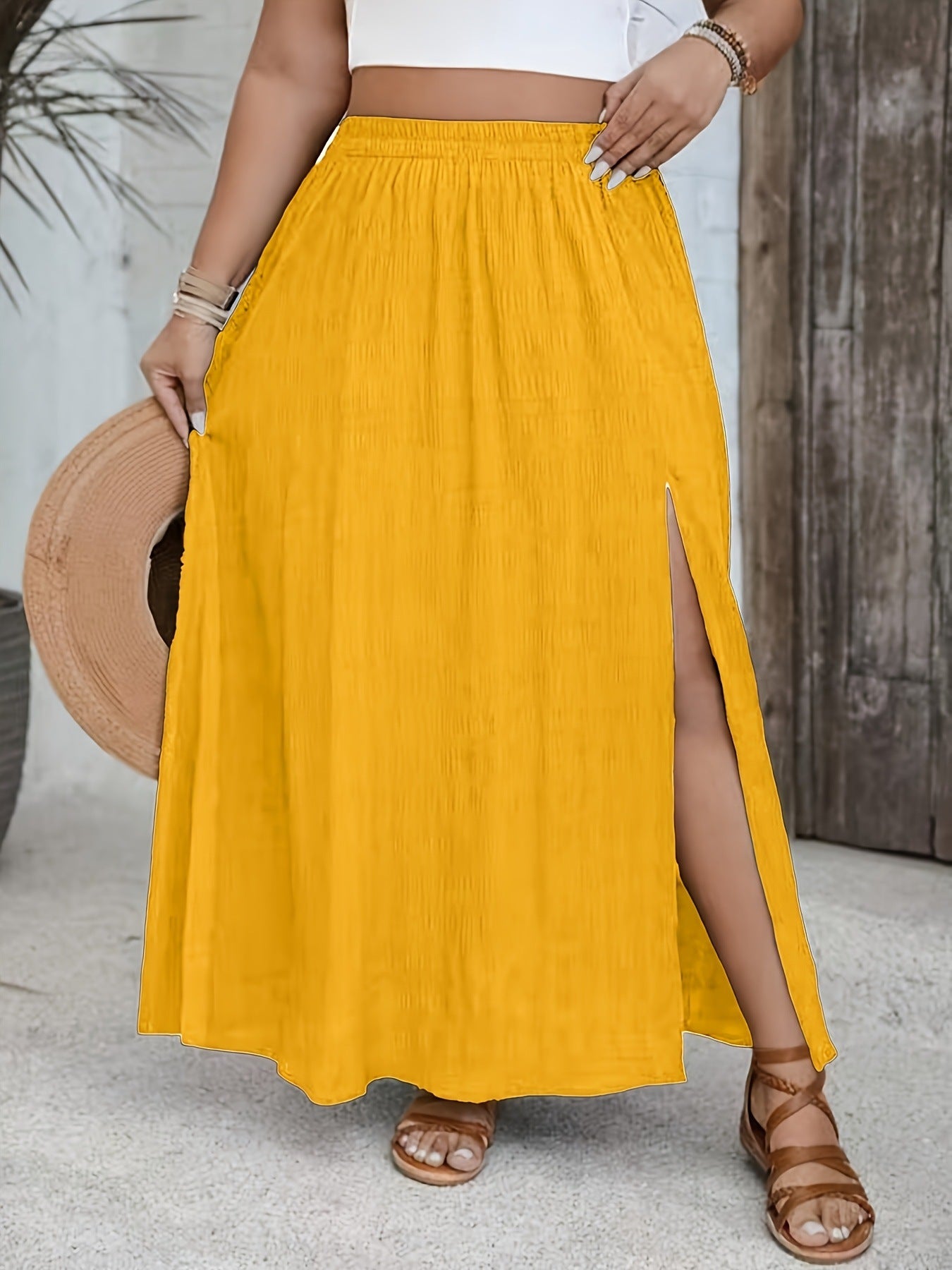 Sienna Breeze Split Maxi Skirt - Nordik Paris
