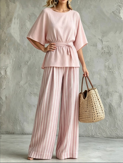 Roselle Grace Pleated Set