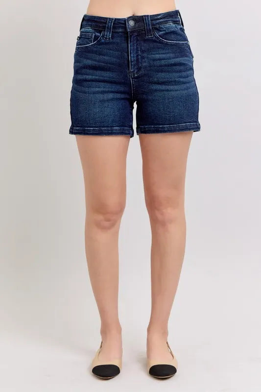 Capri Denim Shorts