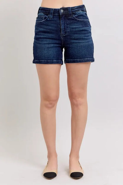 Capri Denim Shorts