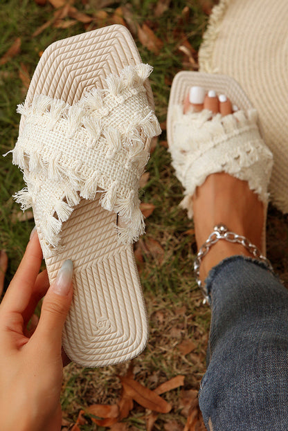 Riviera Woven Slides