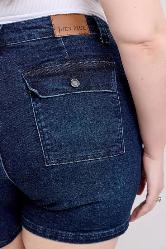 Capri Denim Shorts