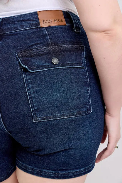 Capri Denim Shorts