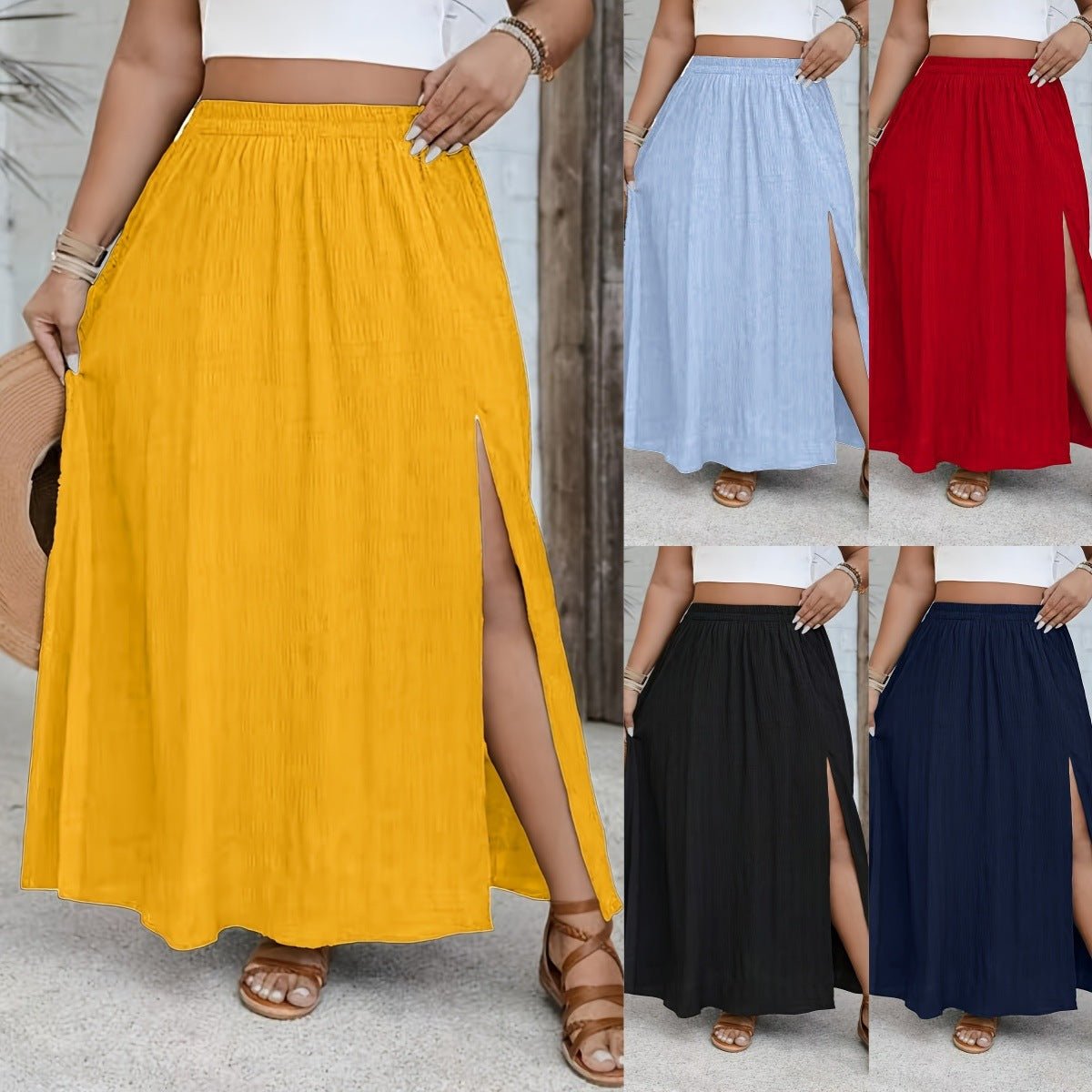 Sienna Breeze Split Maxi Skirt - Nordik Paris