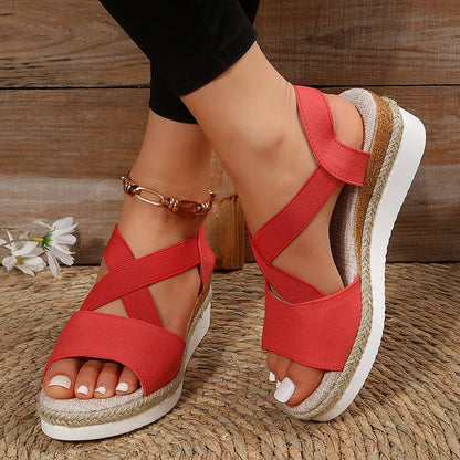 Elara Breeze Platform Sandals - Nordik Paris