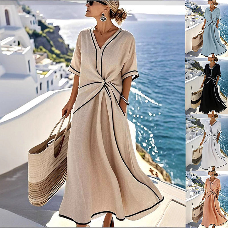 Coast Twist Maxi Dress