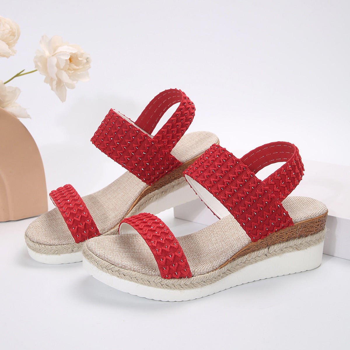 Luna Comfort Platform Sandals - Nordik Paris