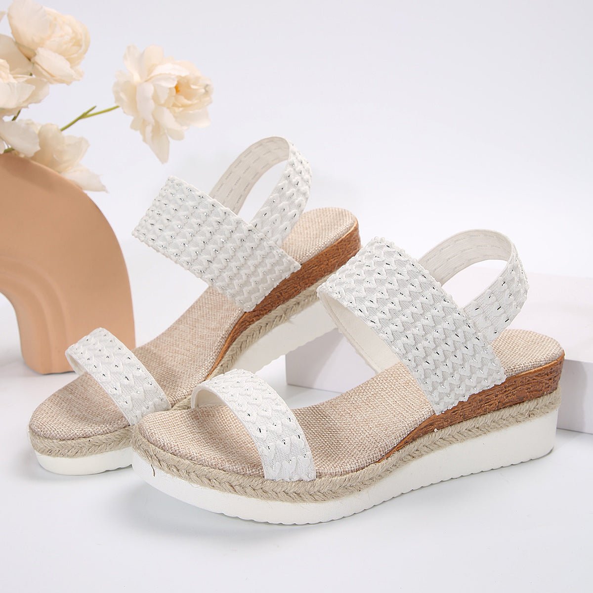 Luna Comfort Platform Sandals - Nordik Paris
