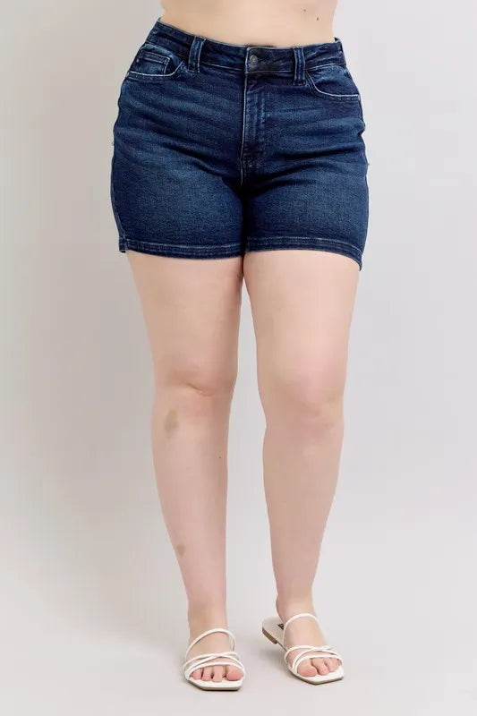 Capri Denim Shorts