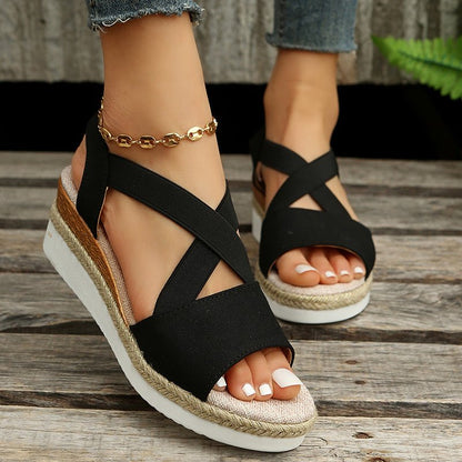 Elara Breeze Platform Sandals - Nordik Paris