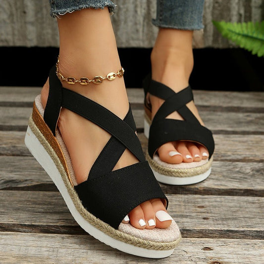 Elara Breeze Platform Sandals - Nordik Paris