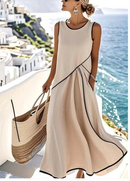 Coast Twist Maxi Dress - Nordik Paris