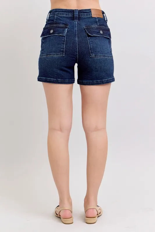 Capri Denim Shorts