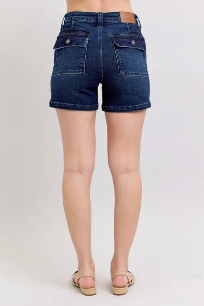 Capri Denim Shorts