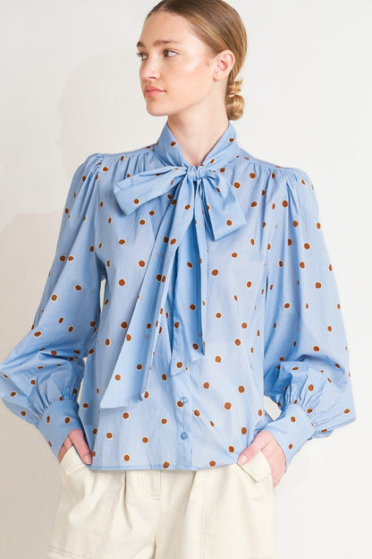 Celeste Bow Blouse