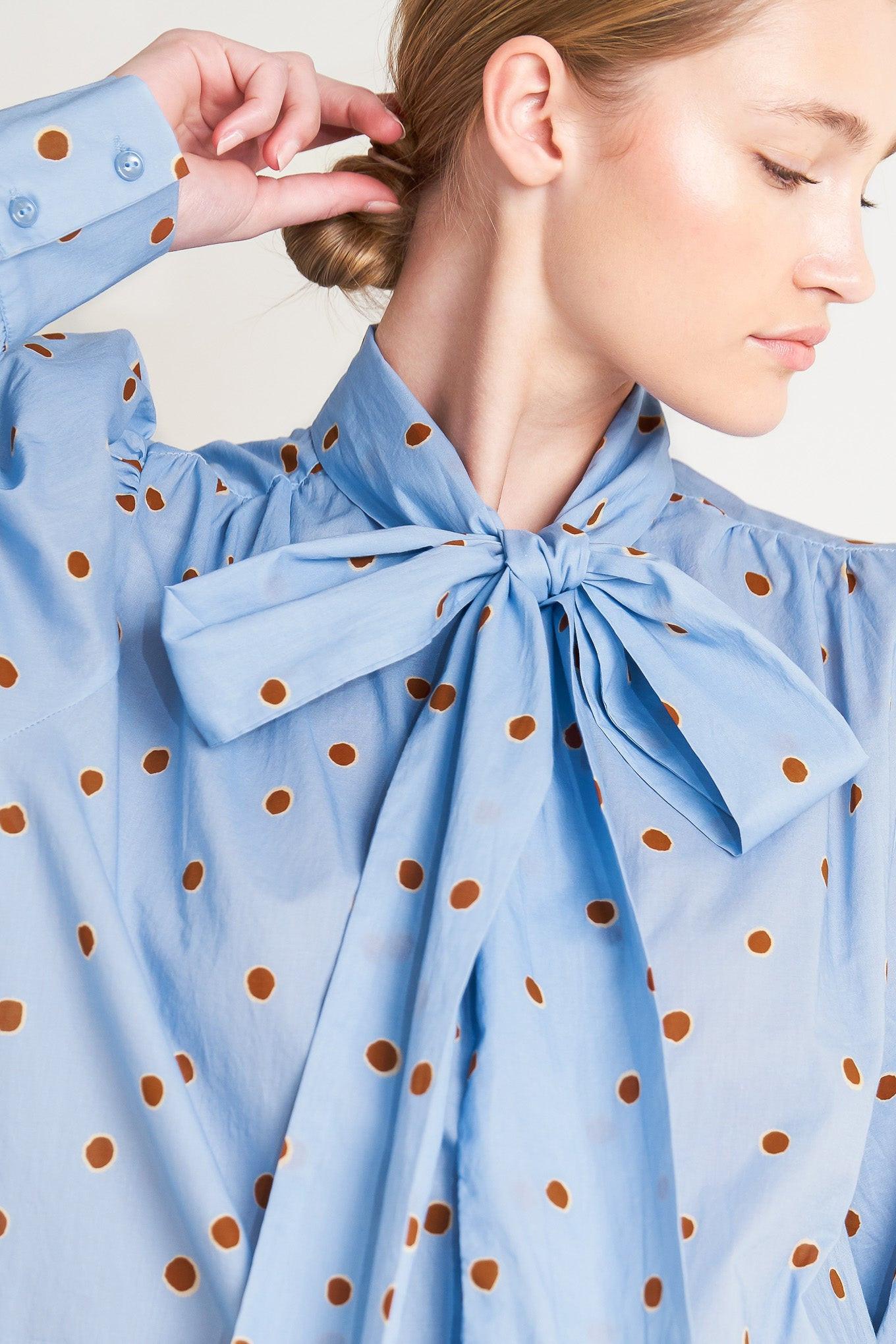 Celeste Bow Blouse