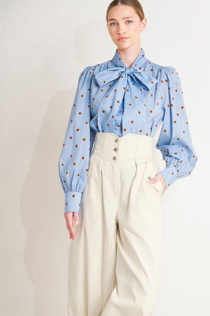 Celeste Bow Blouse