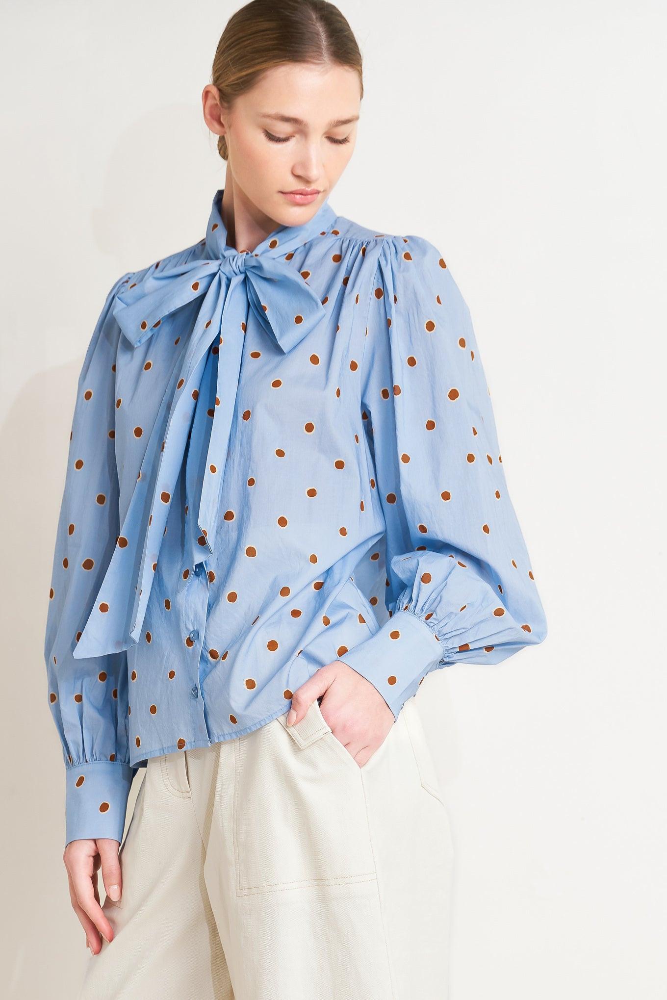 Celeste Bow Blouse