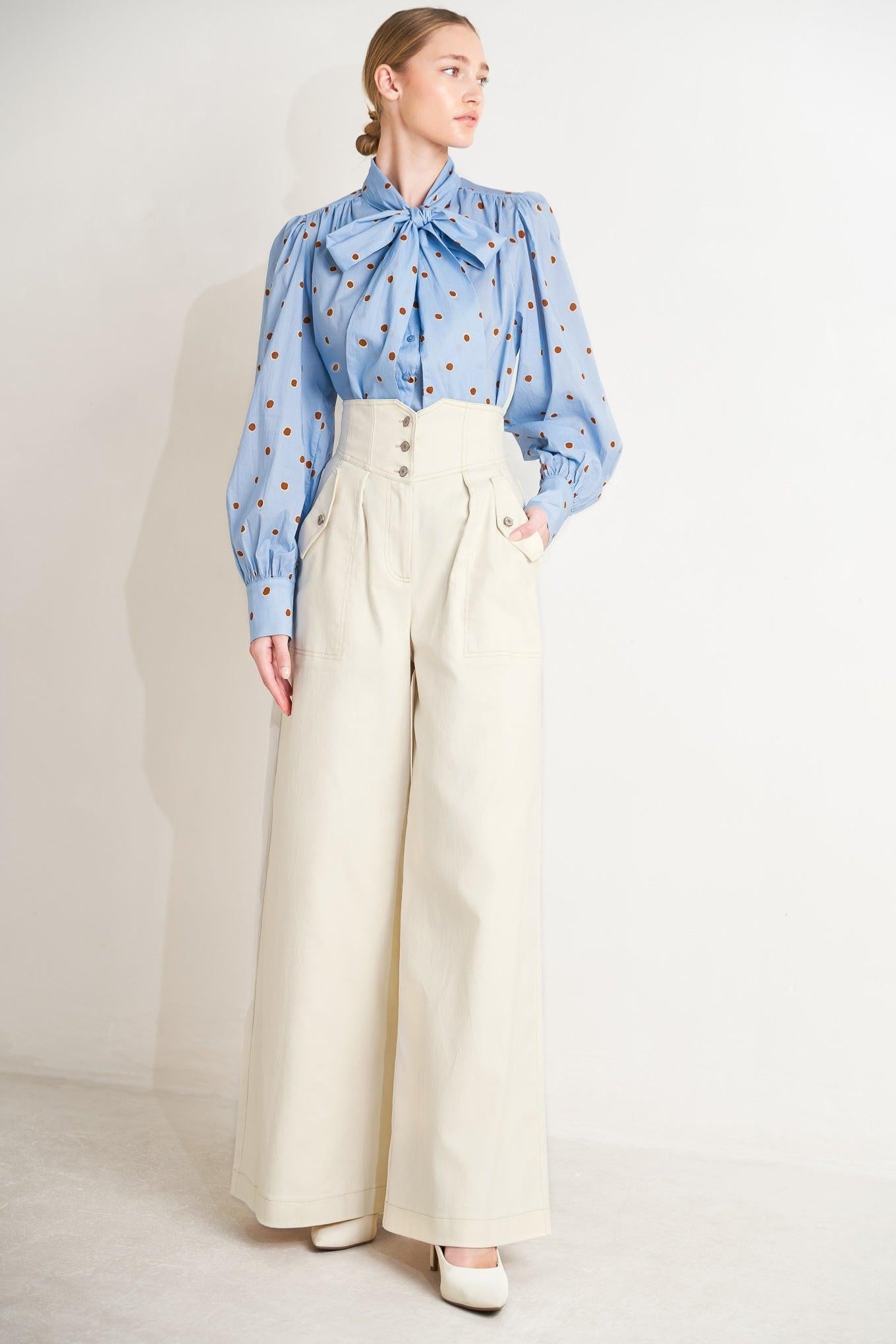 Celeste Bow Blouse