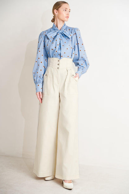 Celeste Bow Blouse
