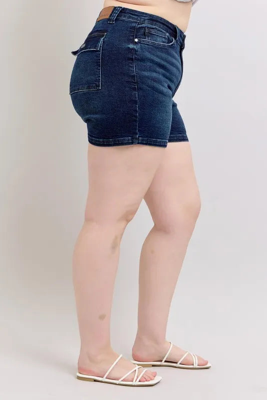 Capri Denim Shorts
