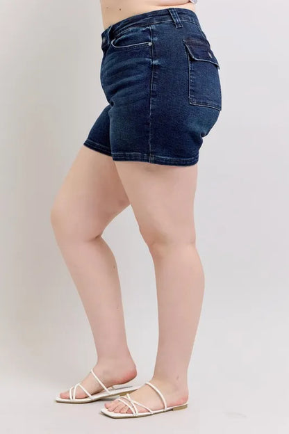 Capri Denim Shorts