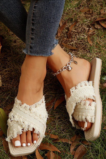 Riviera Woven Slides