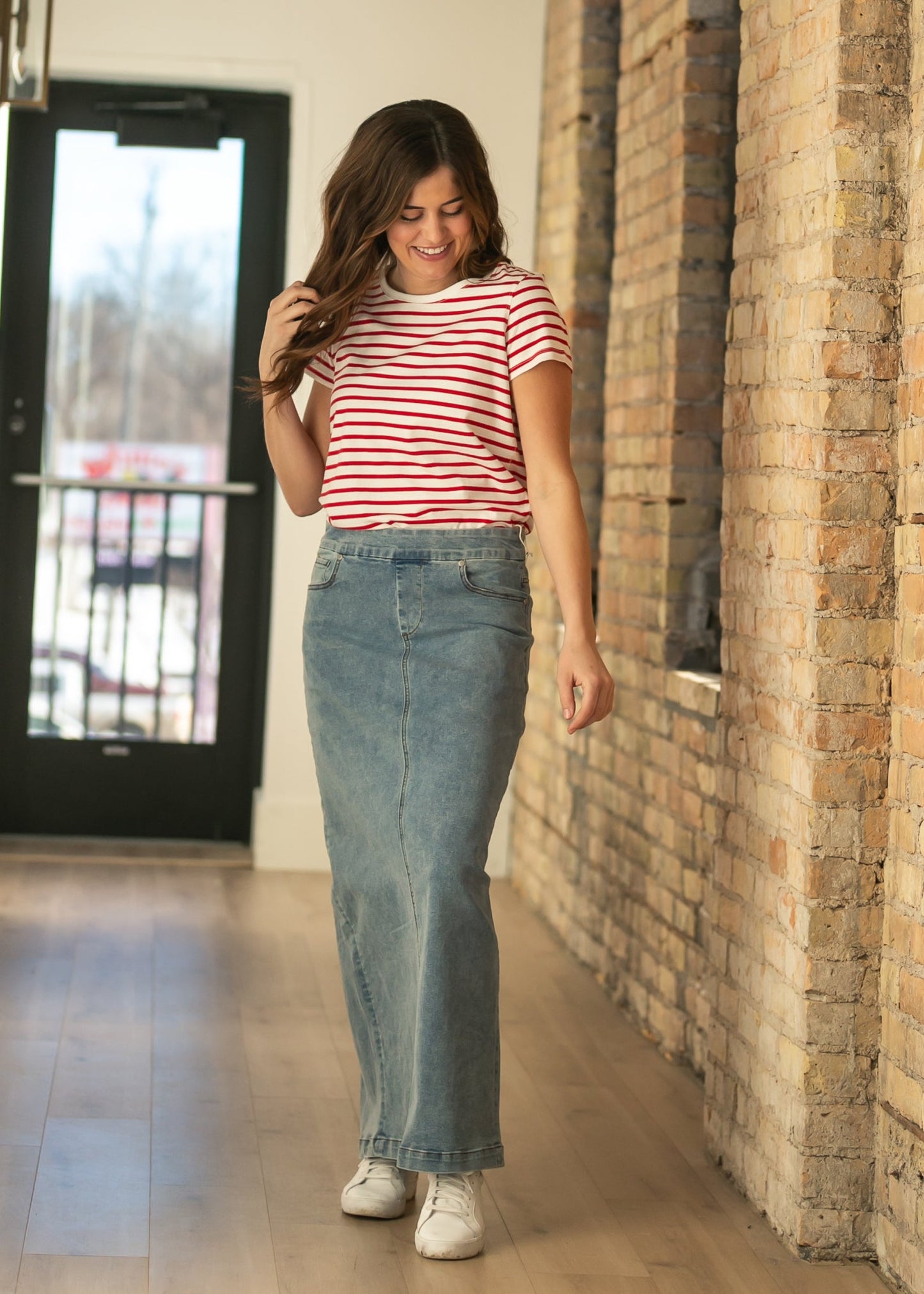 Donna Classic Denim Skirt